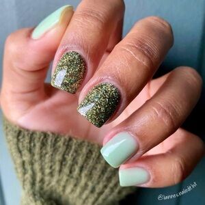 Sparkle & Co Green Holographic Glitter Nail Dip Powder IWIA 29 So No Wifi